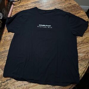 Spiritual Milk Black Tee CAMELPHAT band shirt custom